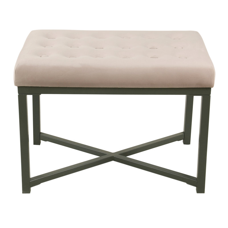 Banc en métal Bridgegate, Rose