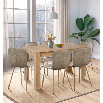 Ludden 6 - Person Dining Set