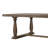 Rectangular Wooden Dining Table In Weathered Finish-1484504196