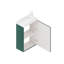 Jeromee Green Bathroom Vanity Unit 400mm Wall Hung