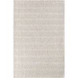 Rio De Janerio Hand Tufted Striped Area Rug in Gray