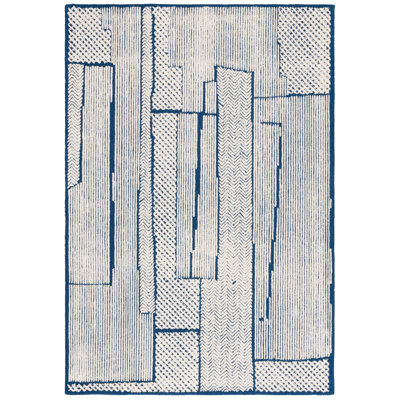Abstract 776 Hand Tufted Wool Pile Abstract Indoor Use Only Rug