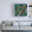 Art sur toile Silvia Vassileva «Midnight Tropical Leaves»-1132270724