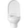 Duravit No.1 1.28 GPF (Water Efficient) Elongated Wall Mounted Toilet with High Efficiency Flush (Seat Not Included)