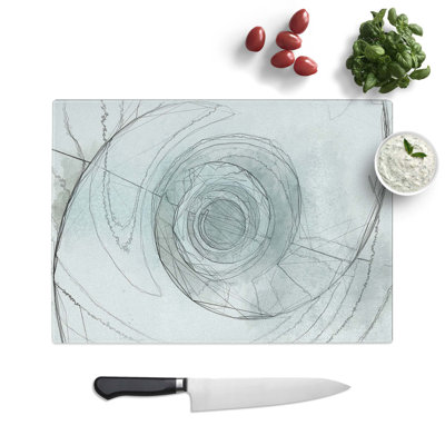 Tempered Glass Architecture Sketch Vol.35 Chopping Board
