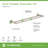 Duro 24" Extra Long Double Towel Bar-13885579