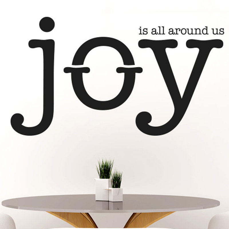Wall Decal, Black, Large