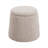 Round Storage Ottoman