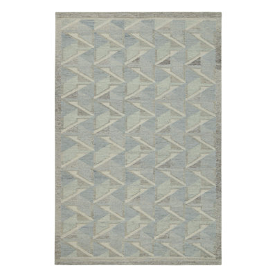 Scandinavian Wool Geometric Area Rug