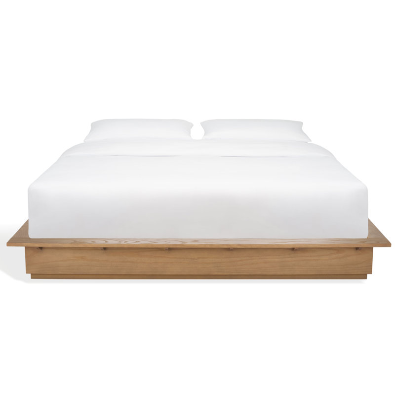 Celesia Wood Bed Frame, King, Natural