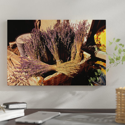 «Lavender Bunches for Sale», reproduction de photo sur toile