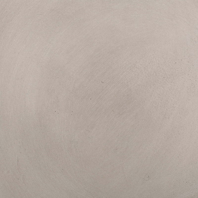 Table d'appoint d'extérieur en béton léger, table de bout MGO, gris clair
