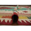 Geometric Kilim Turkish Runner Rug 5x15