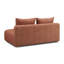 Chiemi Cheryll Textured Fabric Modular Loveseat-619600026