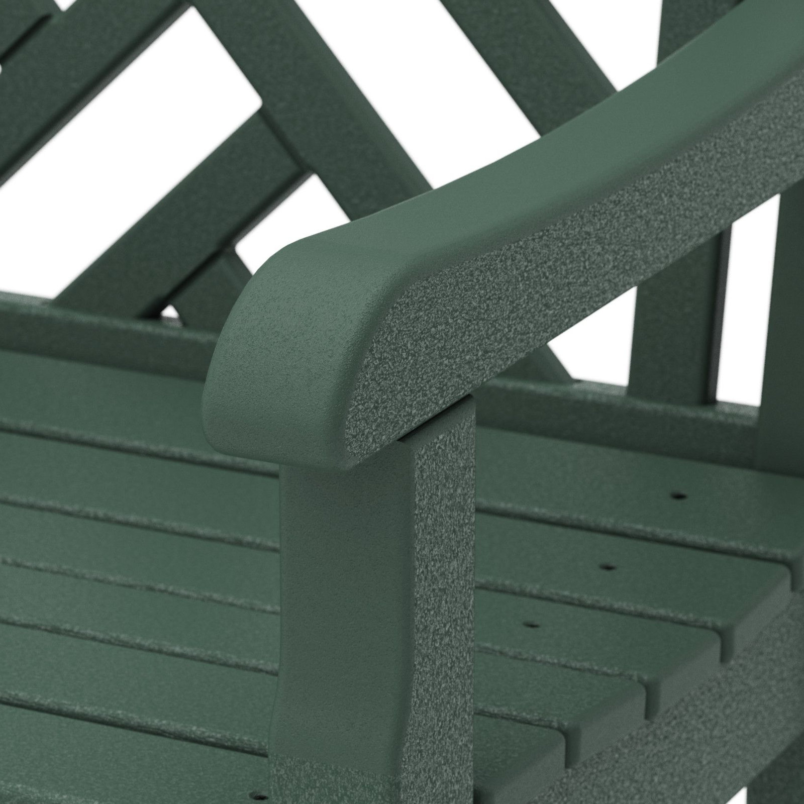 POLYWOOD® Rockford 72" Garden Bench, Green