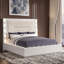 Ensemble de chambre à coucher grand lit 2 pièces Janata - blanc laiteux-202248852-202248853