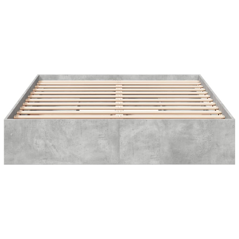 Greger Bed, Concrete Grey, 150 x 200cm