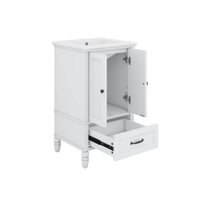 Ensemble de meuble-lavabo 20 po style rétro