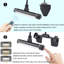 Lampe pour tableaux sans fil, lampe d'exposition rechargeable, cadre suspendu à pince, lampe d'art DEL avec minuterie, lampe de peinture à intensité variable, 3 modes d'éclairage, (noir)-151393158