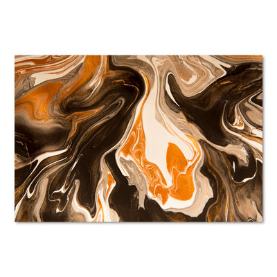 «Black Yellow Yellow», reproduction d'art sur toile
