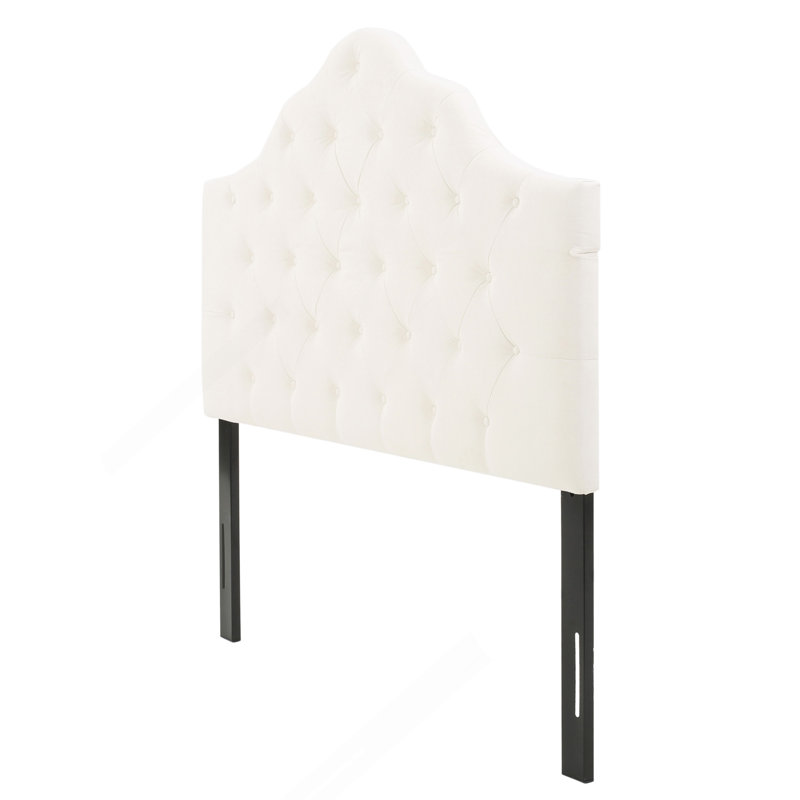 Tête de lit tapissier capitonnée de taille grand, tête de lit en bois massif avec pieds en métal durables, tête de lit grand à hauteur réglable, tête de lit en tissu au design moderne capitonné