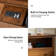 Amberlyn 27.2'' H Traditional  2-Drawer Nightstand with Built-In Outlets and Solid Wood Legs and Open Shelve (Set of 2)