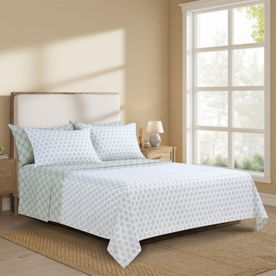 Levin Green Reversible Sheet Set