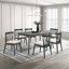 Ensemble de 2 chaises de salle à manger de style campagnard, facile à assembler-1706969991