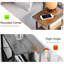 20cm W Metal Bedside Table