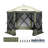 Pop Up Gazebo Tent, Pop-Up Screen Tent 6 Sided Canopy Sun Shelter with 6 Removable Privacy Wind Cloths & Mesh Windows, 10x10FT Quick Set Screen Tent with Mosquito Netting,-112399638