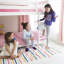 Lit superposé simple au-dessus de simple en bois massif avec lit gigogne Aileana-31282761-90958805