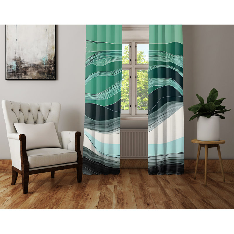 Rideau en polyester Richardt, L 20 po x L 52 po