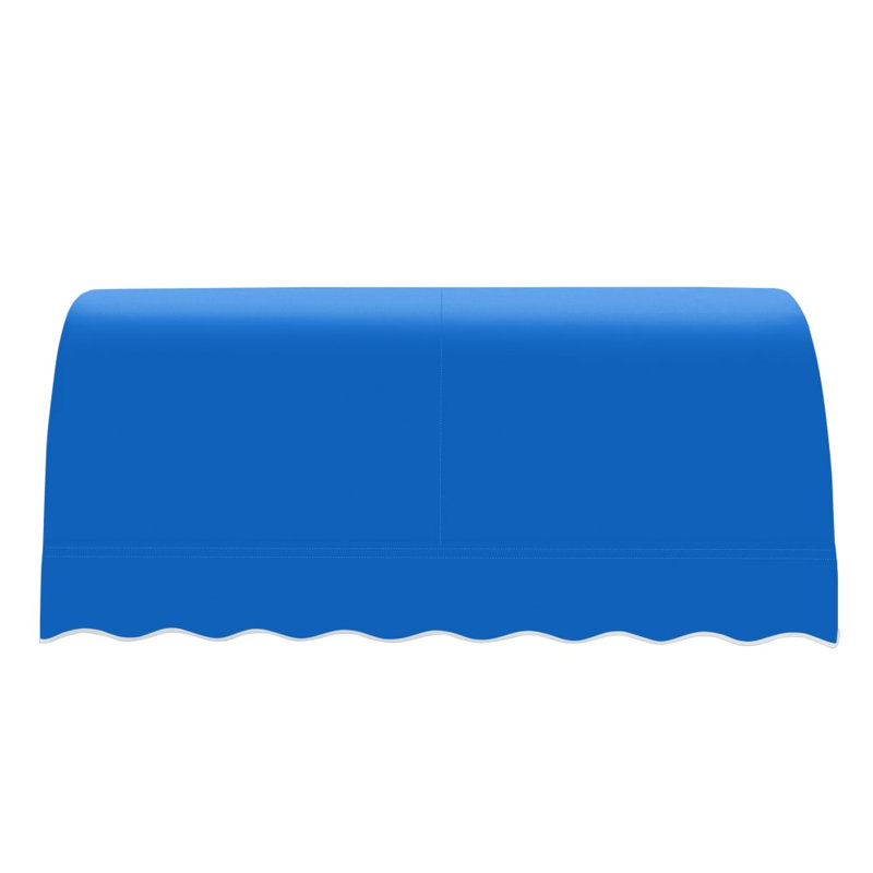 Awntech Savannah Acrylic Fabric Fixed Awning, Bright Blue, 44" H x 88.5" W x 36" D