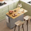 Arnola 39.7" W Kitchen Island Cart-868954528
