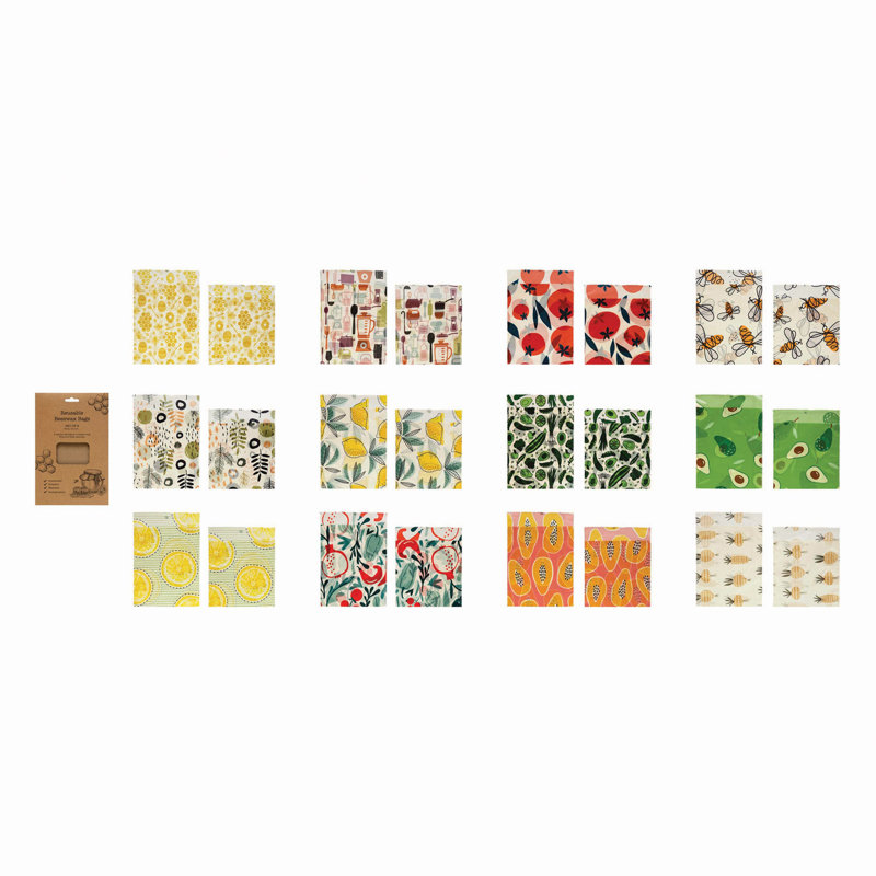 Reusable Fabric Food Bags (Each One Will Vary)