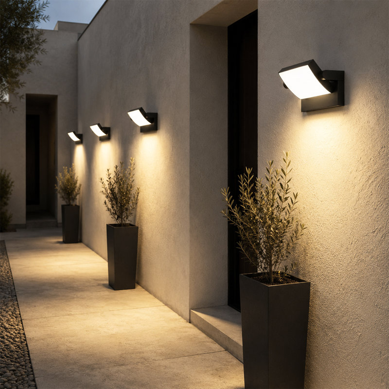 6.1''(H) Adjustable LED Outdoor Wall Light