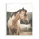 Paysage de campagne sereine, portrait de cheval brun par Leah Straatsma - photographie