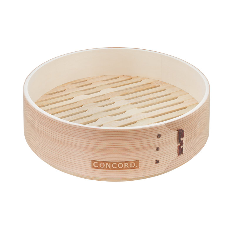 Batterie de cuisine en acier inoxydable Concord, Lagon / bambou