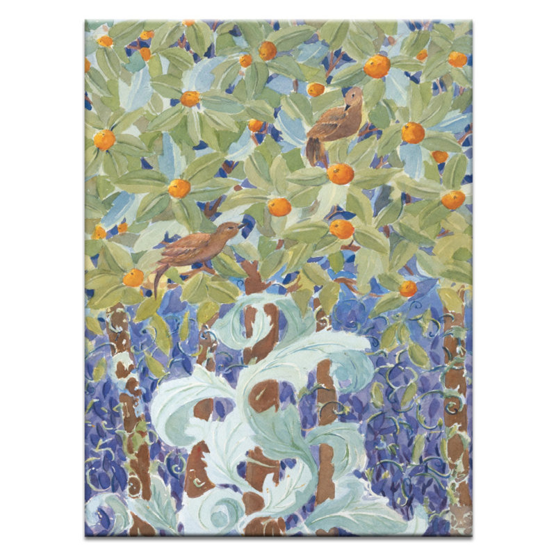 Summer Tango by Catherine Fitzgerald - Print on Canvas, 102cm H x 76cm W x 3.8cm D