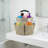 Foldable Cleaning Caddy, Portable Beach Basket, Multifunctional Storage Basket