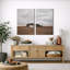 Œuvre de paysage minimaliste de maison rustique, photos de salon, impression sur toile giclée sur toile encadrée-1640313362-1640313373