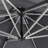 Casein 132'' Cantilever Umbrella with Base and Soft 12 Colors Changing Light for Umbrella-10620268