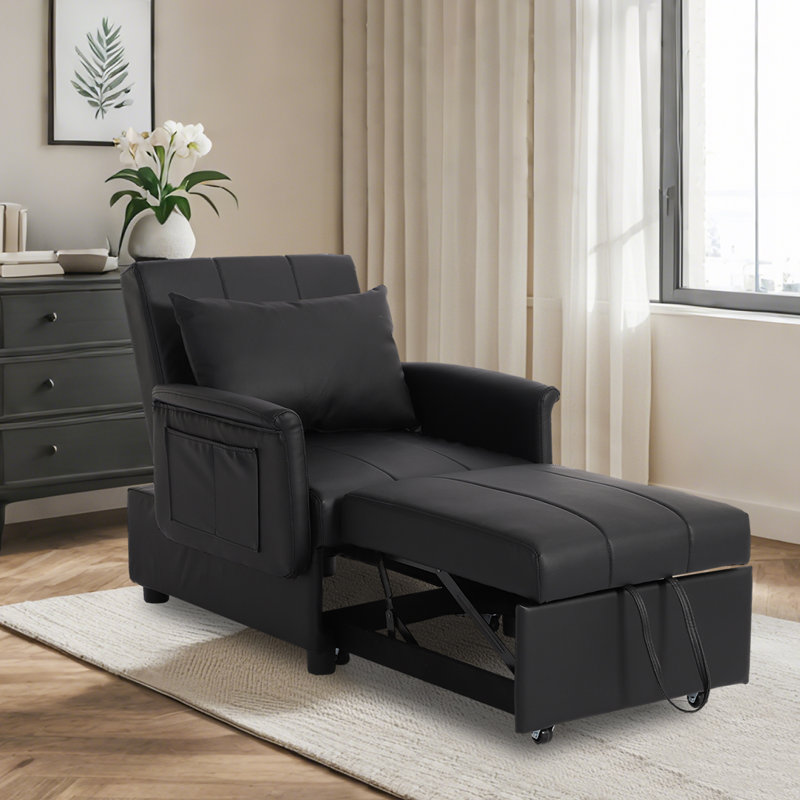 Fauteuil rembourré convertible