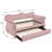 Luxurious Velvet Wood Daybed With Trundle For Ultimate Comfort And Style-487458370-487458375