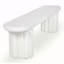 Banc de salle à manger Eris - blanc