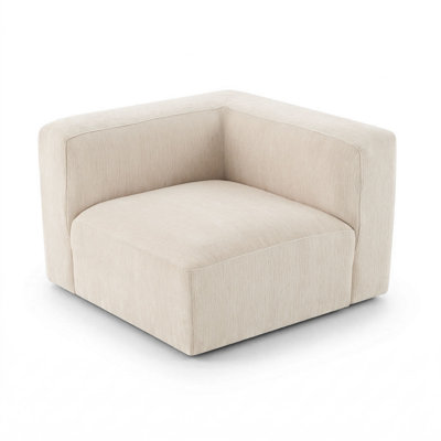 Corner Single Chair For Convertible Modular Sectional