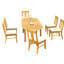 Ensemble de salle à manger 13 pièces en teck Kevon-10523377-71873414