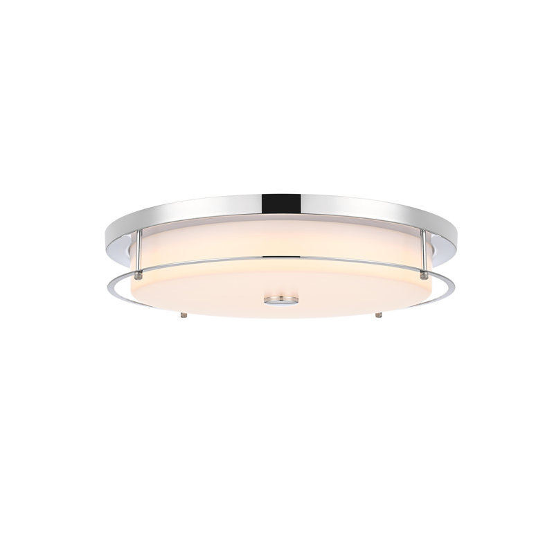 Ashok 20 inch LED Flush Mount, Chrome