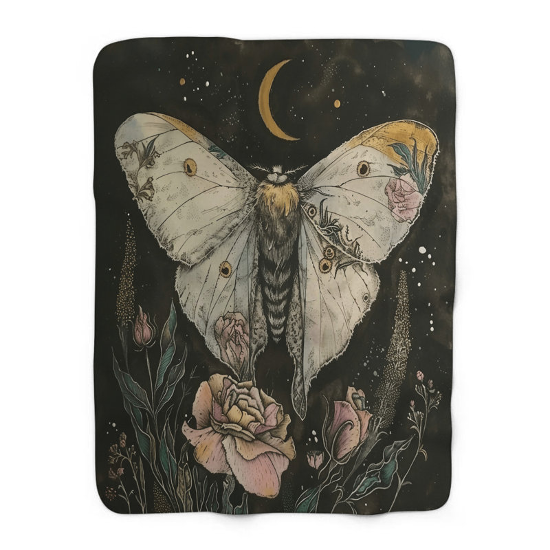 Couverture Ethereal Night Moth Waltz, Grand lit
