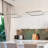 Atria 20-in Integrated LED Pendant Light Square Height Adjustable ETL Certified Chandelier